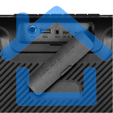 Мобильные колонки Sven PS-360 2.0 черные 2x12W Bluetooth-8