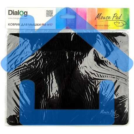 Коврик для мыши Dialog PM-H17, черный, размер 285x215x3 мм-2