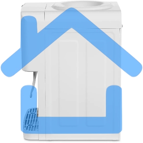 Кулер Hyundai H-WD115E настольный белый-3