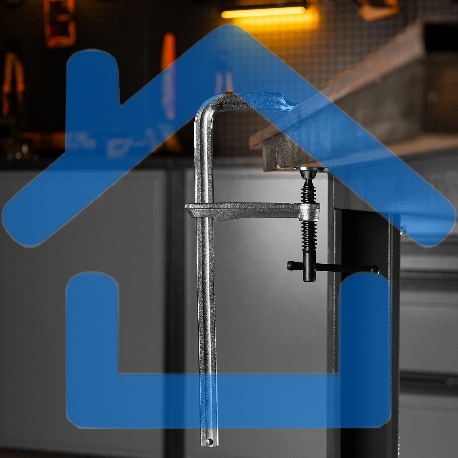 Струбцина Denzel F-образная, 100x300мм, кованая-2