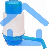 Помпа для 19л бутыли Aqua Work Дельфин Эко механический голубой картон