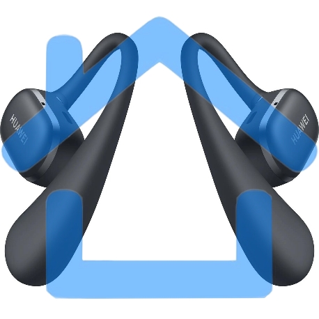 Наушники Huawei FreeArc Moose-T00, Bluetooth, накладные, черный 55038105-3