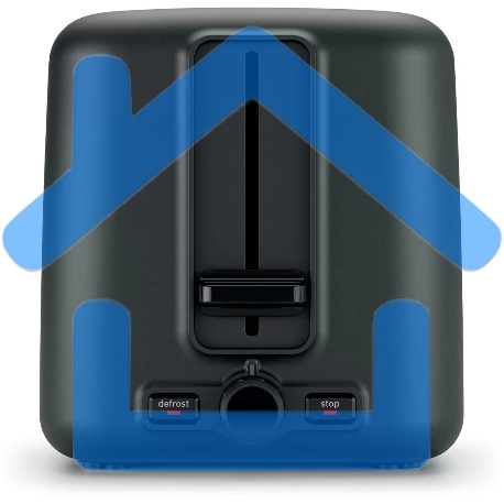 Тостер Bosch TAT3P421 970Вт белый-4