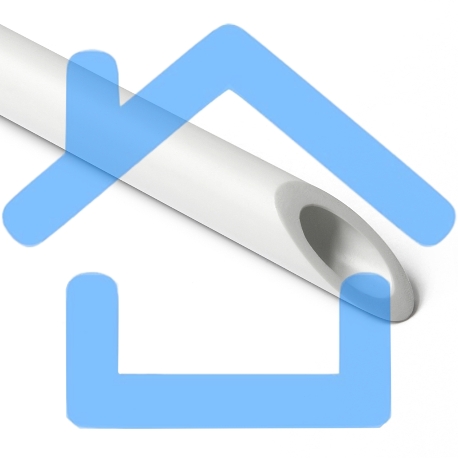 Труба полипропиленовая PPR PN20 40 х 6.7 белая