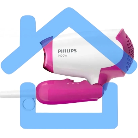 Фен Philips BHD003/00 1400 Вт, розовый/белый-1