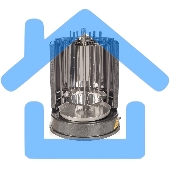 Шашлычница электрическая Kitfort KT-1404, 1400Вт серебристый