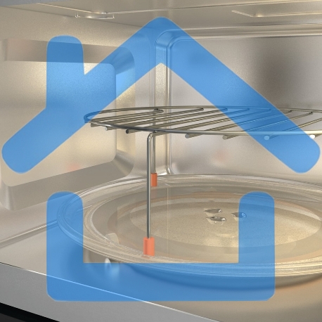 Микроволновая печь Gorenje BM235G1SYW белый, 23 л, 900 Вт, переключатели - поворотный механизм/сенсор-10