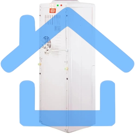 Кулер Aqua Work 0.8 LDR напольный электронный белый/черный-3