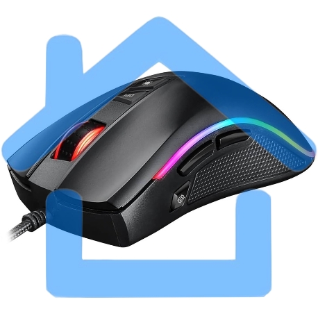 Мышь проводная Jet.A Panteon PS88 черный, 6200 dpi, USB, кнопки - 9-3