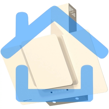 Вытяжка каминная Zigmund & Shtain K 150.9 X бежевый, 90 см, 1100 куб. м/ч, 65 дБ