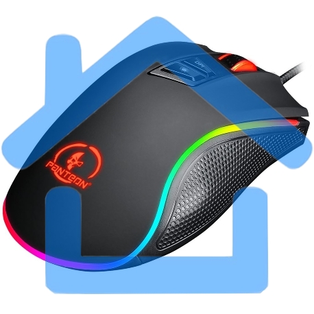 Мышь проводная Jet.A Panteon PS88 черный, 6200 dpi, USB, кнопки - 9-4