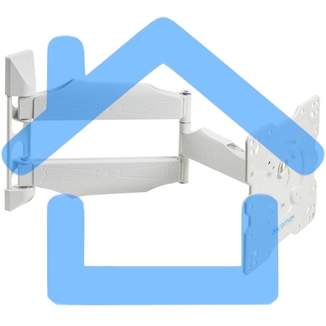 Кронштейн Kromax ATLANTIS-40 белый, Наклонно-поворотный, 22