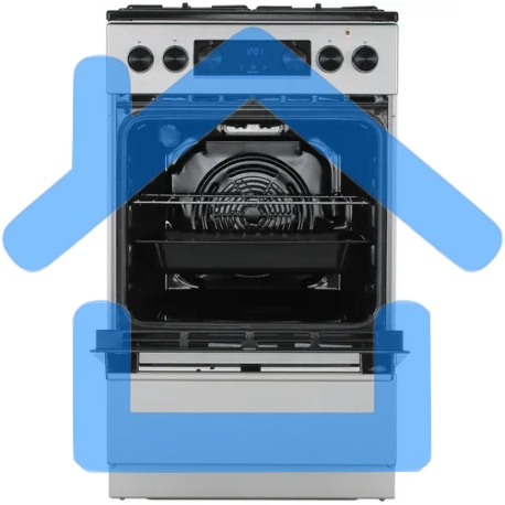 Плита комбинированная Gorenje GK5C60SJ серый, конфорок 4 газовых, духовка 62 л, 50 см x 85 см x 59.4 см-3