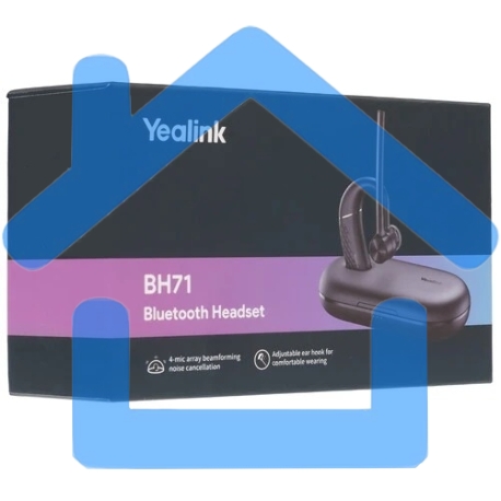 Гарнитура беспроводная Yealink BH71 черный 1208651-1