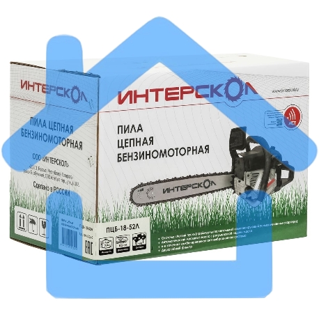 Бензопила Интерскол ПЦБ-18/52Л 2400Вт 3.3л.с. дл.шины:20