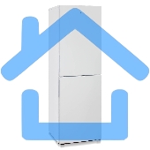 Холодильник Бирюса Б-6031 белый двухкамерный 210/135 л морозилка снизу