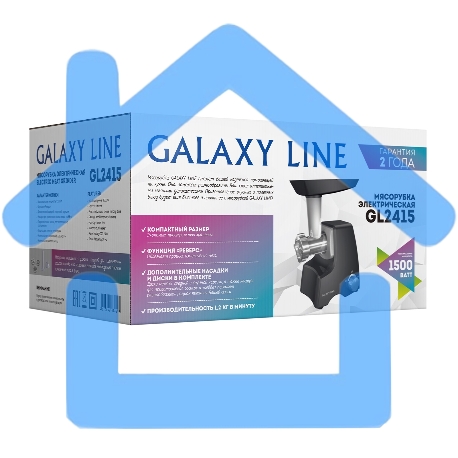 Мясорубка Galaxy Line GL2415, черный-1