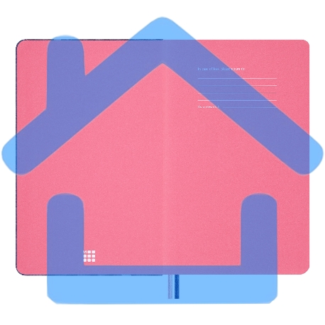 Блокнот Moleskine LIMITED EDITION SAKURA LESU08QP060BOX Large 130х210мм, обложка текстиль, 176 страниц, линейка, твердая обложка, подарочная коробка, синий, 2025-2