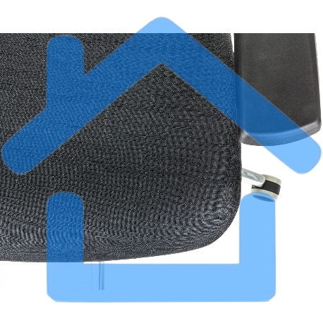 Кресло руководителя Бюрократ MC-915 черный TW-01 38-418 сетка/ткань, крестовина алюминий-12