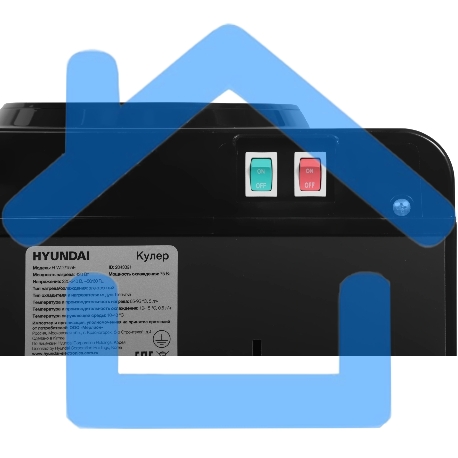 Кулер Hyundai H-WD2155E напольный электронный черный-1