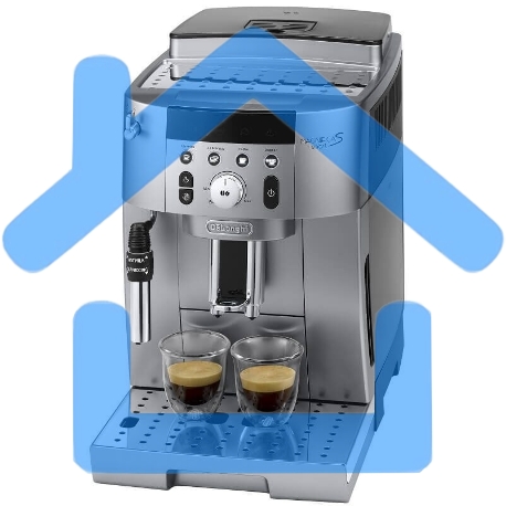 Кофемашина DeLonghi ECAM 250.31SB серебристый/черный, исп. кофе - молотый/зерновой, 1.8 л, 1450 Вт, 15 Бар