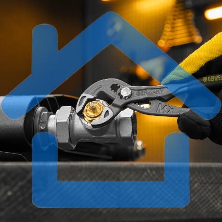 Клещи переставные Denzel кнопочный механизм, обливные рукоятки, 180 мм-2