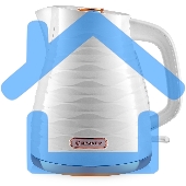 Чайник электрический BRAYER BR1057WH белый, 2200 Вт, 1,7 л