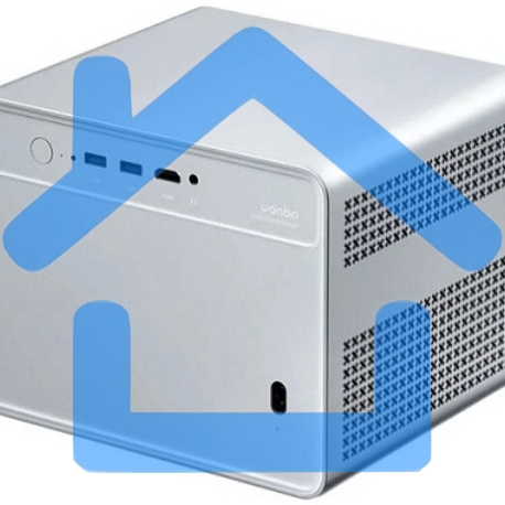 Проектор Wanbo DaVinci 1 серебристый (LCD, 1920x1080, 600Lm, 3000:1, Android 9.0, 2+32Gb, HDMI, 2xUSB, Wi-Fi, BT) (6970885350498)-1