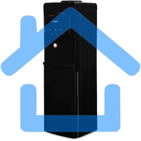 Кулер Hyundai H-WD2155E напольный электронный черный-10