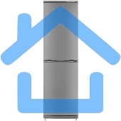 Холодильник Atlant ХМ-6025-080 серебристый двухкамерный 225/139л морозилка снизу