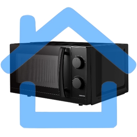 Микроволновая печь Centek CT-1571 черный, 20 л, 700 Вт, поворотный механизм-3