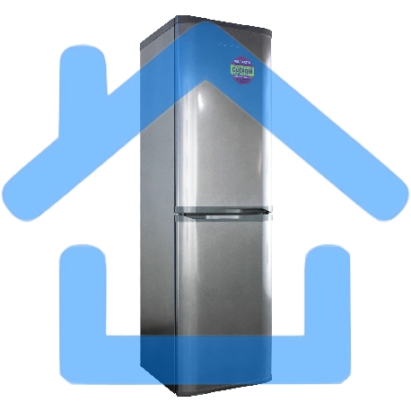 Холодильник ОРСК 177 MI металлик двухкамерный 220/160л морозилка снизу