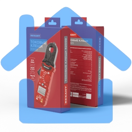 Токовые клещи Rexant R200D 13-3220-7
