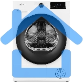 Сушильная машина MONSHER MDM 660 Blanc белый, 9 кг, сушка - тепловой насос, программ - 15, 60 x 85 x 68.5 см