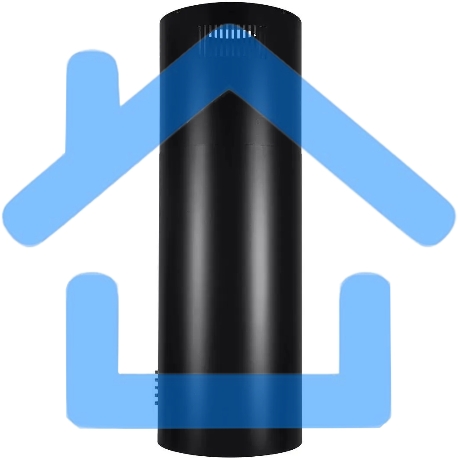 Вытяжка островная HOMSair FLY 1000PH черный, 38 см, 1000 куб. м/ч, 52 дБ-10