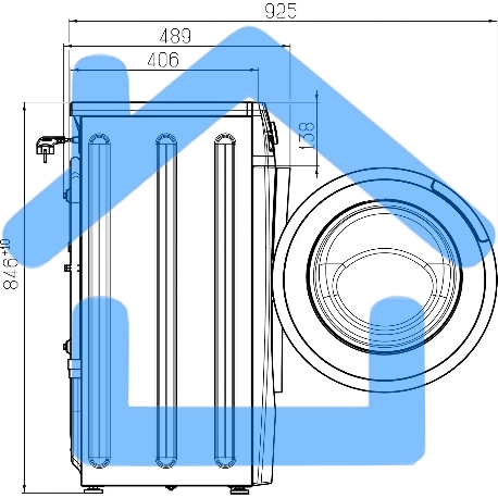 Стиральная машина Atlant 60У1014-01 белый загр.фронтальная макс.:6кг 1000 об/мин класс: A+++-7