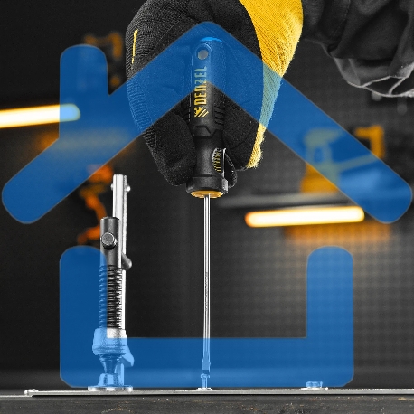 Отвертка Denzel SL3х100 мм, S2, 3к рукоятка-6