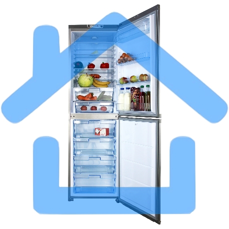 Холодильник ОРСК 177 MI металлик двухкамерный 220/160л морозилка снизу-2