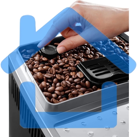 Кофемашина DeLonghi ECAM 250.31SB серебристый/черный, исп. кофе - молотый/зерновой, 1.8 л, 1450 Вт, 15 Бар-5