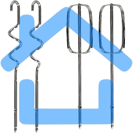 Миксер SUPRA MXS-591 500 Вт, 6 скоростей, режим Турбо, насадки для взбивания яиц и крема, насадки для замеса тяжелого теста, корпус металл/пластик, черный)-2