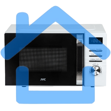 Микроволновая печь JVC JK-MW260D белый, 20 л, 700 Вт, переключатели - кнопки/поворотный механизм