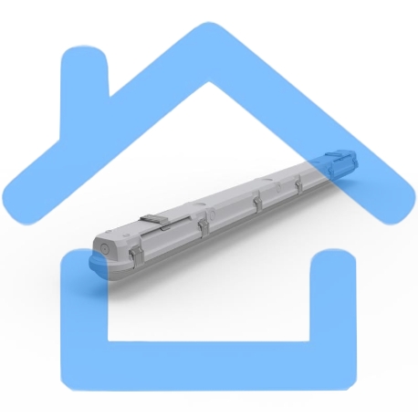 Светильник светодиодный Русский Свет ДСП WP 21 C 40W OP 940 L1200 1200х85х80мм 40Вт 4000К IP65 пылевлагозащ. белый 15072123318-3