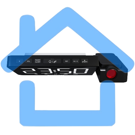 Радиочасы Soundmax SM-1533(черный с белым)-4