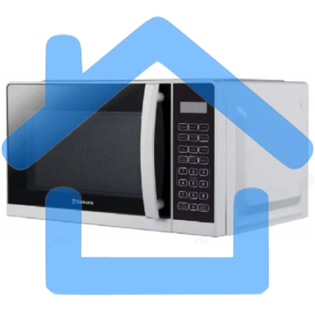 Микроволновая печь Sakura SA-7052W белый, 20 л, 700 Вт, переключатели - сенсор