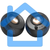 Колонка Creative Pebble X 2.0 черный 30 Вт BT портативная