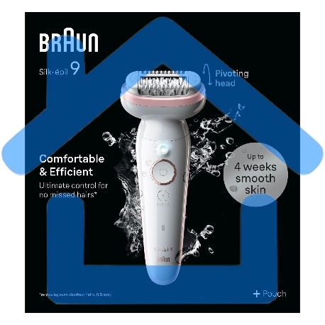 Электрический эпилятор BRAUN SES9-000 розовое золото/белый-5