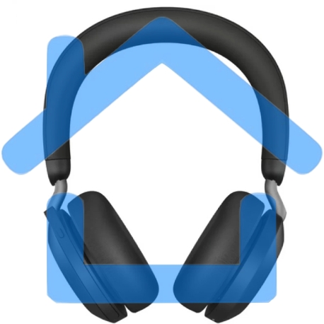 Гарнитура беспроводная Jabra Evolve 2 75, Link380a MS Stereo Stand черный-4