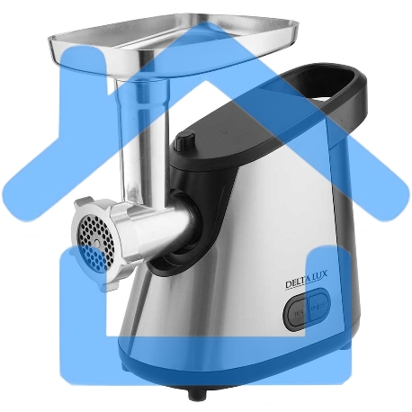 Мясорубка электрическая DELTA LUX DE-600M черный нерж