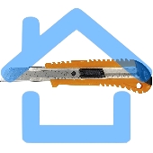 Нож канцелярский Silwerhof Daily шир.лез.18мм фиксатор усиленный пластик ассорти блистер