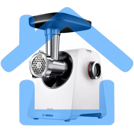 Мясорубка Bosch MFWS420W, 1900W, белый